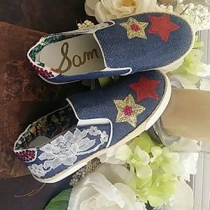 Denim Sam Edelman Girl Sneakers